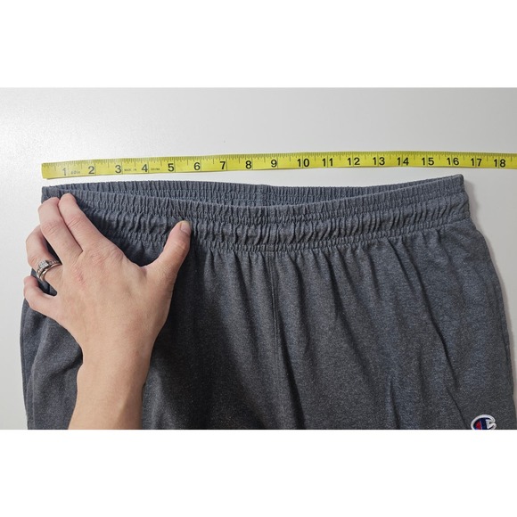 Vintage champion tapered joggers lounge pants w/ pockets grey size large- - Picture 5 of 6